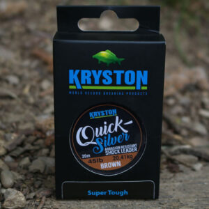 Kryston Quicksilver Shock Leader – odporna plecionka strzałowa i przyponowa – brąz żwirowy – 20 m