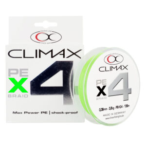 Climax X4 – 4-splotowa plecionka – żółto-zielona