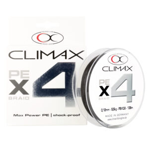 Climax X4 – 4-splotowa plecionka – szara (grafitowa)