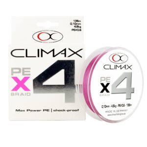 Climax X4 – 4-splotowa plecionka – fioletowa o wysokiej widoczności