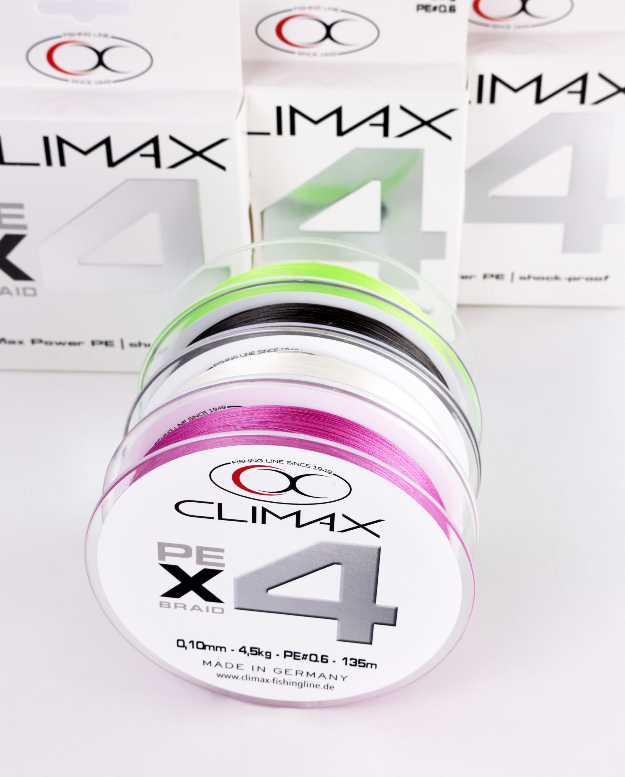 Climax X4 – 4-splotowa plecionka – żółto-zielona - obrazek 3