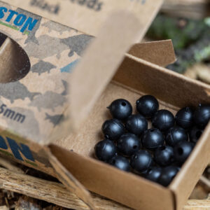 Kryston Rubber Beads – gumowe koraliki ochronne do zestawów karpiowych – czarne