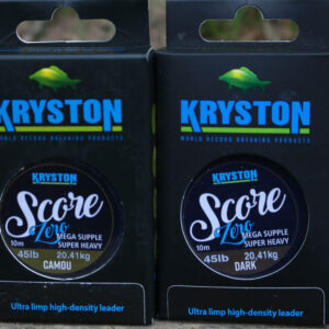 Kryston Score Zero – szybko tonący przypon bezołowiowy – błotnisty brąz – 45 lb / 10 m