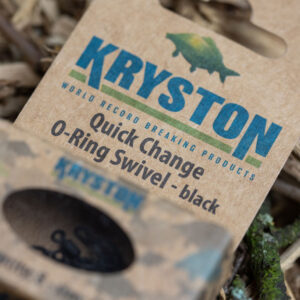 Kryston Quick Change O-Ring Swivel – krętlik szybkiej wymiany z pierścieniem – czarny
