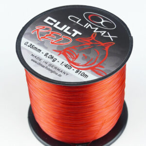Climax CULT CARP Red – żyłka monofilamentowa – czerwona