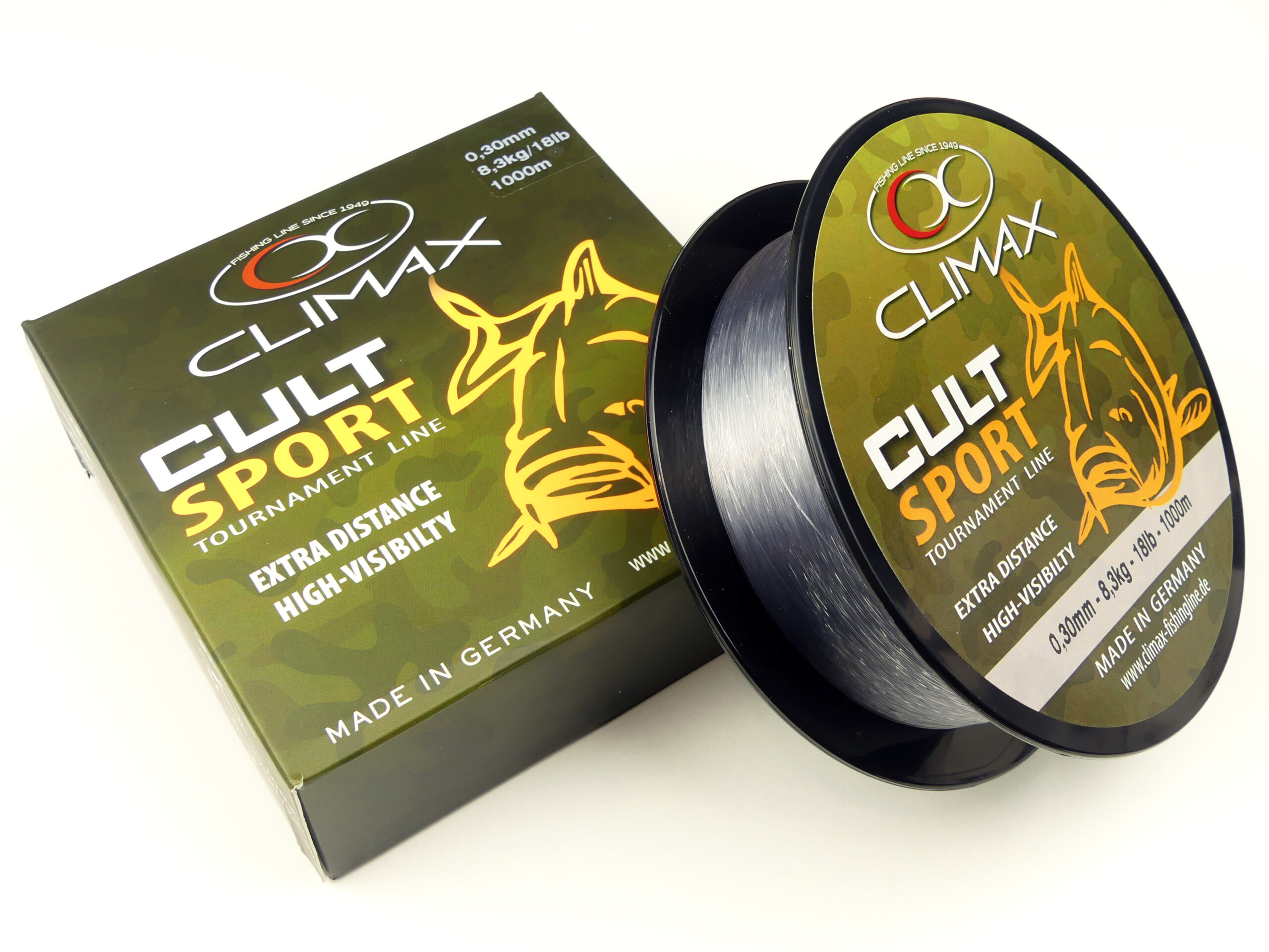 Climax CULT CARP SPORT – żyłka monofilamentowa 1000m - obrazek 3
