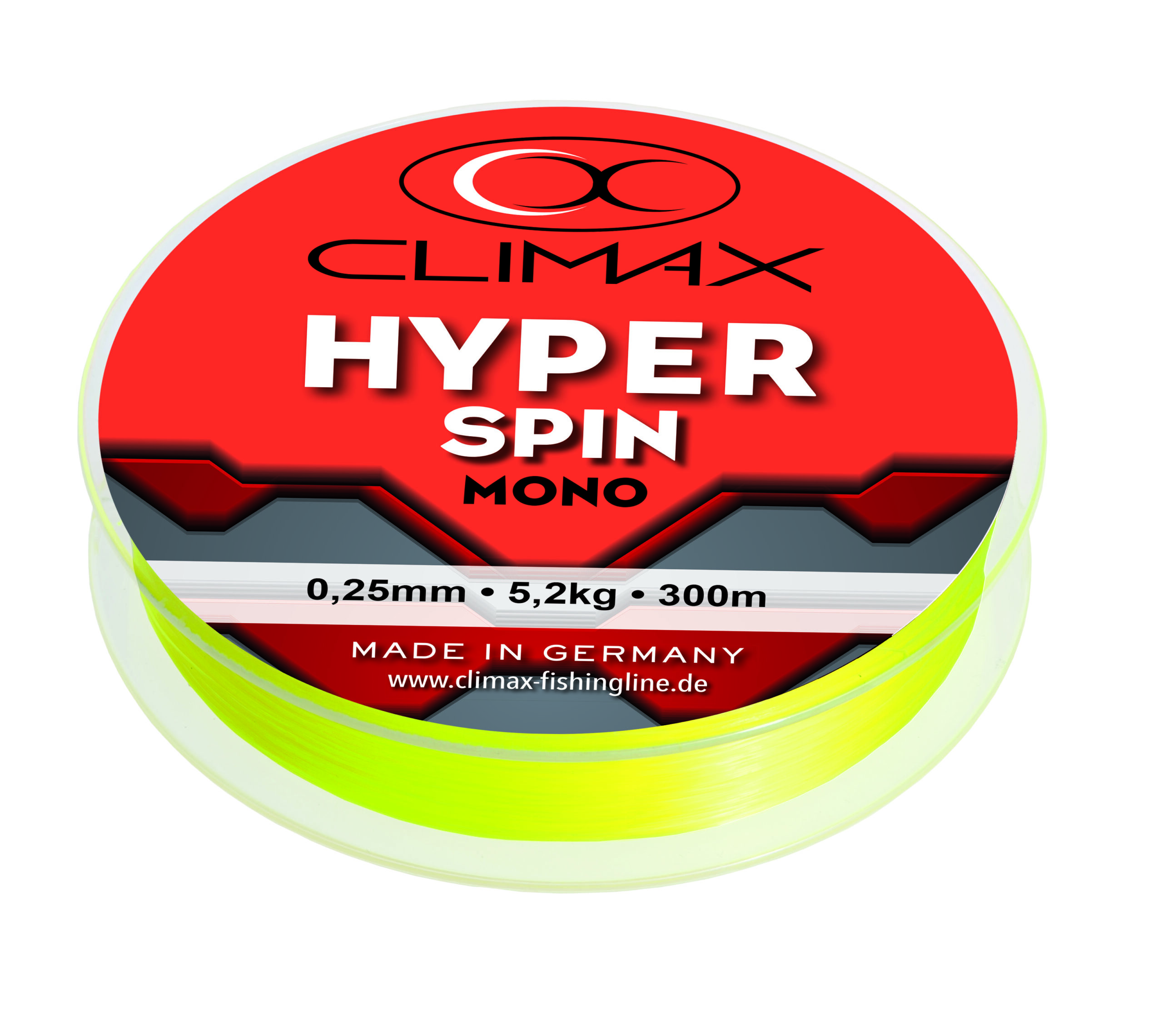 Climax Hyper Spin Fluo – żyłka monofilamentowa – żółta 3000m