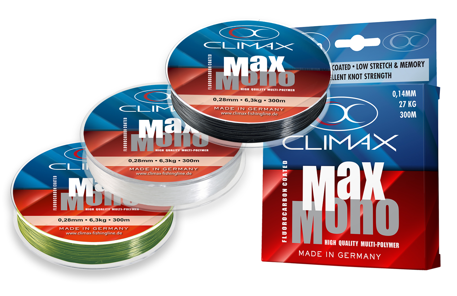 Climax MAX Mono – żyłka monofilamentowa – czarna 300m - obrazek 2