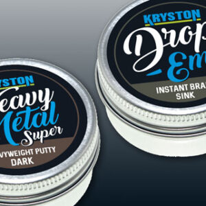 Kryston Drop 'Em Tungsten Braid Sink – pasta wolframowa do plecionek – ciemny muł – 10 g
