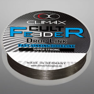 Climax CULT Feeder Droplink – żyłka przyponowa do feedera – ciemnoszara