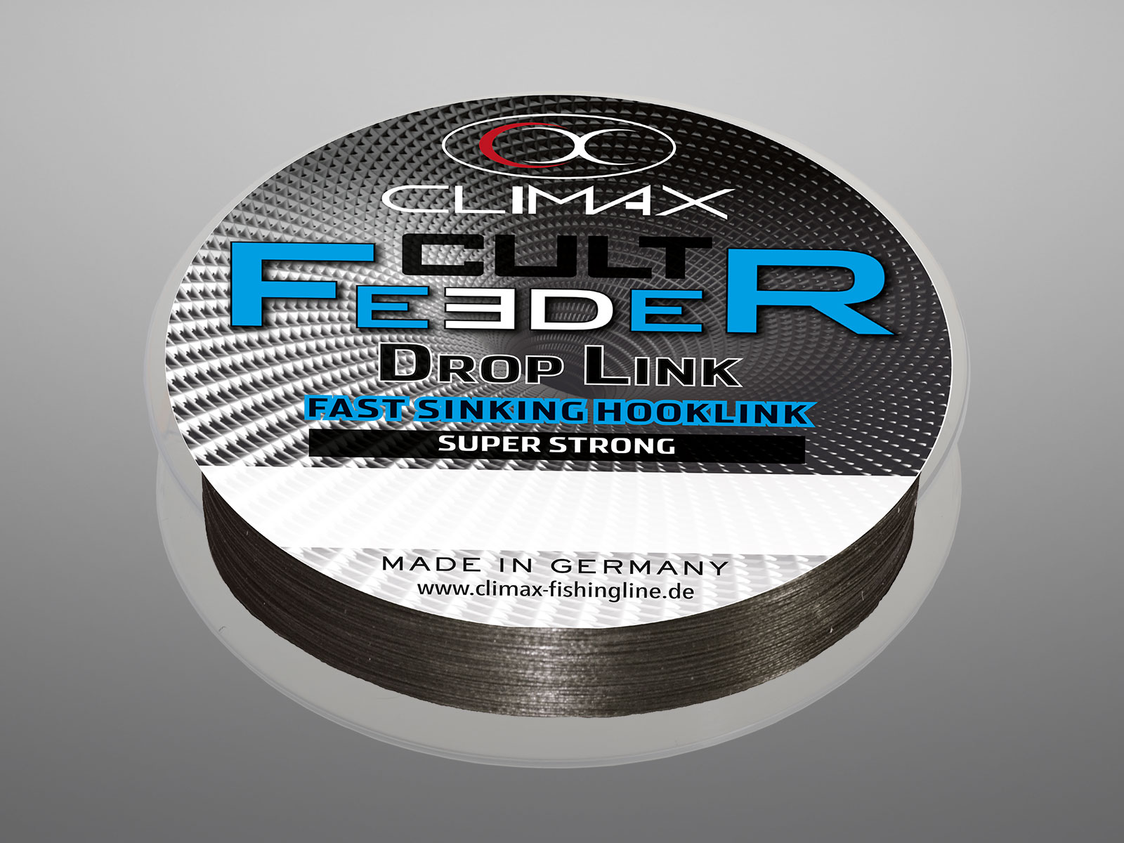 Climax CULT Feeder Droplink – żyłka przyponowa do feedera – ciemnoszara