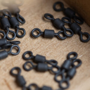 Kryston Micro Swivel – kompaktowy mikrokrętlik do przyponów – czarny